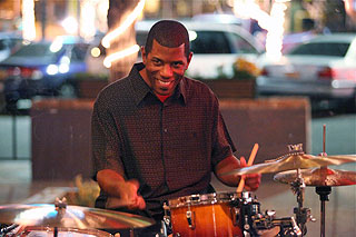 Douglas lays down the groove at Scalo.